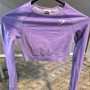 Gym shark, XS, seamless crop, Digital Violet Marl